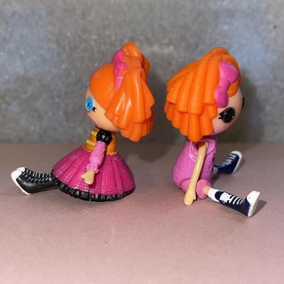 LalaLoopsy Mini Dolls~ Bea Spells a Lot & Sunny Side Up 3" Excellent Red Heads - Picture 3 of 8